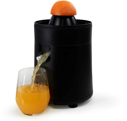 Tomado exprimidor eléctrico de cítricos negro con tapa - extractor cocina