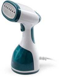 Tomado vaporizador de ropa portátil 1200W blanco turquesa limpiador a vapor