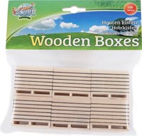 Kids GLOBE cajas de patatas de madera juguete granja escala 1:32 6 piezas