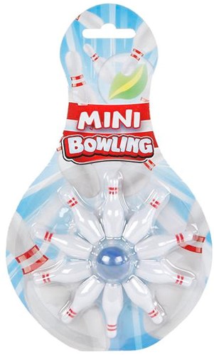 Juego de bolos de dedo - mini bolos juguete con 10 bolos y canica
