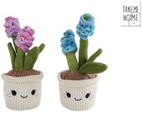 Planta de peluche jacinto decorativo Take Me Home 29cm multicolor