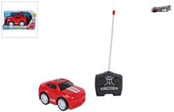 Coche RC Roadstar coche de juguete teledirigido rojo 27MHz 13,5cm