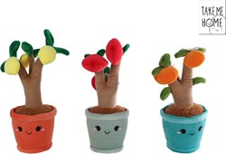 Árbol frutal de peluche planta abrazable 28cm juguete colorido