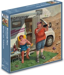 Art Revisited puzzle aventura en Marte 1000 piezas - Marius van Dokkum