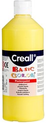 Creall témpera amarilla 500ml - pintura infantil para manualidades