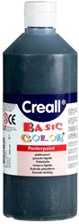 Creall pintura témpera negra 500ml - Pintura creativa infantil mate