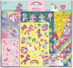 Juego de superpegatinas Unicornio 071766