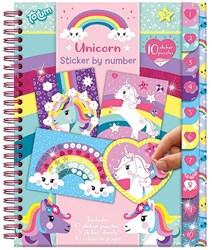 Pegatina de unicornio en el libro de números 072008