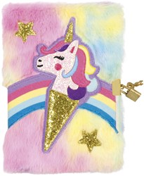 Totum unicorn diario secreto con candado - cuaderno unicornio regalo