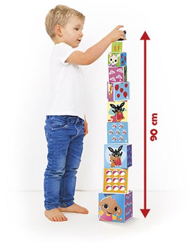 Bambolino Toys Bing cubos apilables - juguete educativo 10 piezas-2