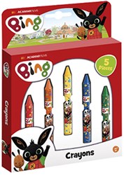 Totum Bing ceras de colores juguete creativo para dibujar - 5 piezas