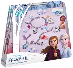 Totum Frozen 2 pulseras con charms - set creativo de joyería