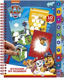 Totum Paw Patrol libro de pegatinas - juguete educativo libro para colorear con pegatinas