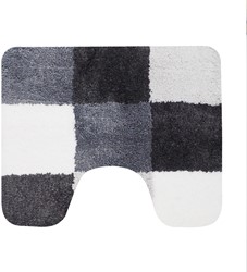 DH Brest grijs toiletmat 60x50 cm
