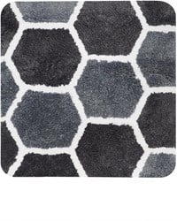 DH Rennes grijs bidetmat 60x60 cm