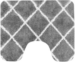 DH Menton grijs toiletmat 60x50 cm