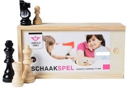 Longfield Games Piezas de ajedrez Rey altura 77 mm