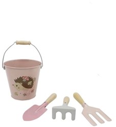 Simply set de jardín metal y madera erizo para niños - juguete de jardín