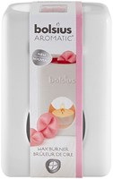 Bolsius quemador de fragancias cerámico blanco - elegante difusor de aromas para el hogar