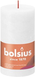 Bolsius vela rústica blanca - Cloudy White - 13x6,8 cm - 60 horas