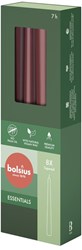 Bolsius velas góticas de cena Velvet Rojo 8 unidades - larga duración