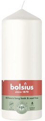Bolsius vela pilar blanca - vela decorativa 150x58mm 42 horas de duración