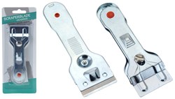 Accesorio rascador placa cocina gris 14cm para cerámica e inducción