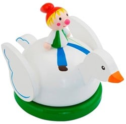 Harlekijn Caja de música infantil sobre ganso. 3+