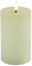 Countryfield vela LED pilar rústica crema 12,5 cm - iluminación ambiental