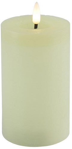 Countryfield vela LED pilar rústica crema 12,5 cm - iluminación ambiental