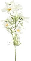 Countryfield flor artificial decoración Cosmos blanco 74cm plástico