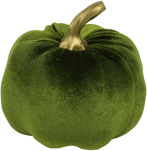 Countryfield calabaza juguete decoración verde 12x12x12cm cartón