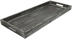 Countryfield bandeja madera grey-wash 24x60cm rectangular decorativa