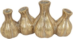 Countryfield jarrón Fabio oro forma de esfera cerámica decoración 14cm