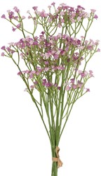 Countryfield decoración flor artificial Gypsophylla rosa 63cm plástico