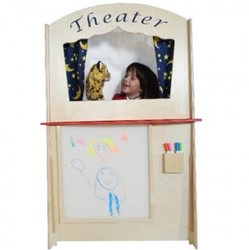 Van Dijk Toys Teatro con pizarra de rotulador (excl. rotuladores)