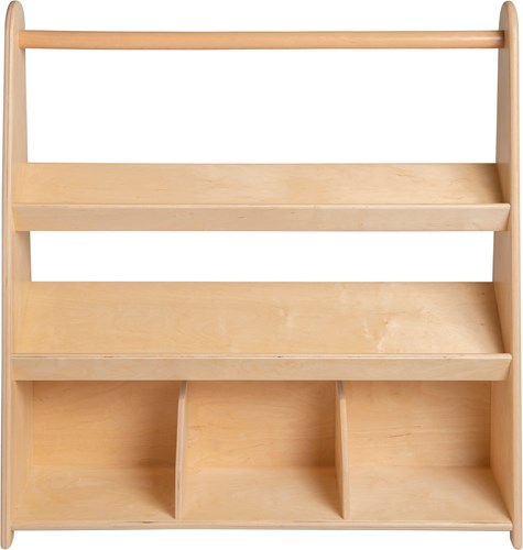 Van Dijk Toys estantería de libros de madera para niños con 3 estantes (Calidad de cuidado infantil)