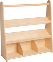 Van Dijk Toys estantería de libros de madera para niños con 3 estantes (Calidad de cuidado infantil)-2