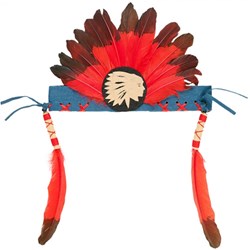 Souza for Kids tocado indio - accesorio de disfraz ajustable multicolor