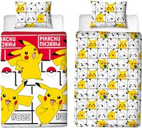 Funda nórdica Pokemon niños 140x200cm algodón blanco - Ropa de cama Pokemon