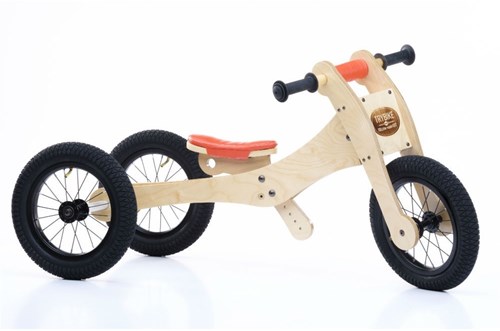Trybike accesorios para bicicleta sin pedales - funda de sillín naranja para bicicleta de madera
