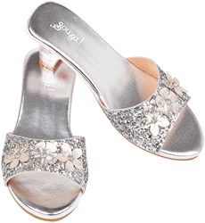 Souza for Kids zapatilla tacón alto Mariona plata metalizada talla 30-31