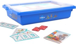 Coblo juguete azulejos magnéticos Classic schoolbox 100 piezas