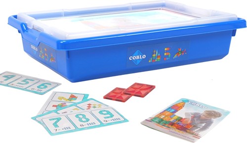 Coblo juguete azulejos magnéticos Classic schoolbox 100 piezas