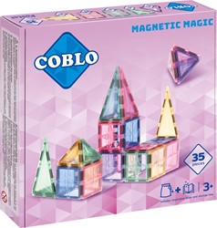 Coblo juguete azulejos magnéticos Pastel 35 piezas