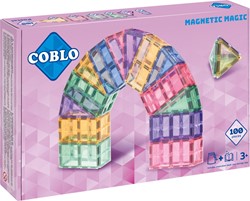 Coblo juguete azulejos magnéticos Pastel 100 piezas