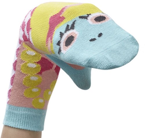 Harlekijn calcetines infantiles marioneta sirena talla 27-30 mano