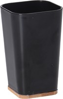 Bathroom Solutions vaso negro bambú vaso plástico baño