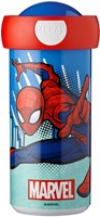Mepal botella escolar Spiderman 300 ml - Botella infantil antigoteo plástico