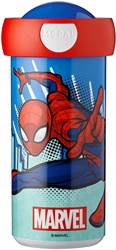 Mepal botella escolar Spiderman 300 ml - Botella infantil antigoteo plástico